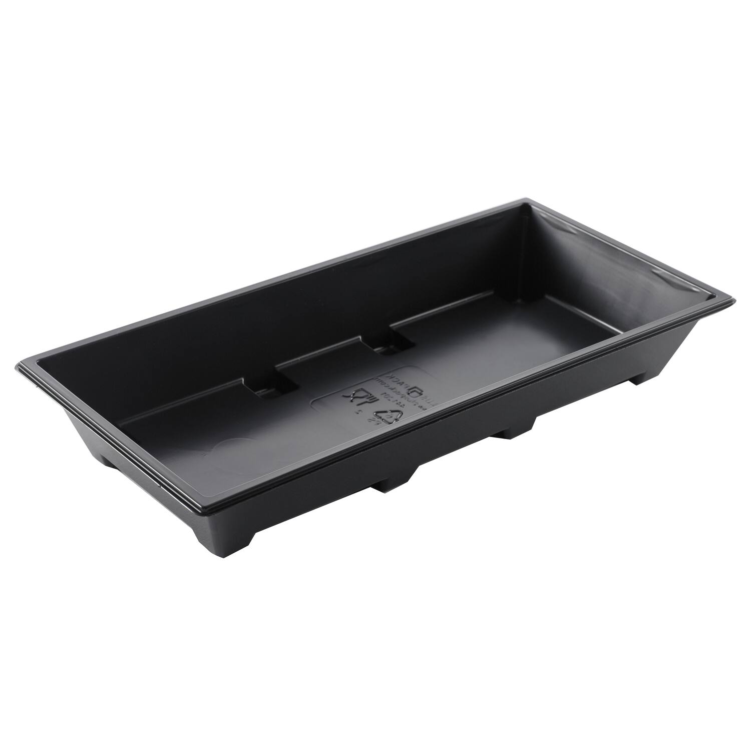 TAPAS TRAY 1-VAKS  ZWART  400st